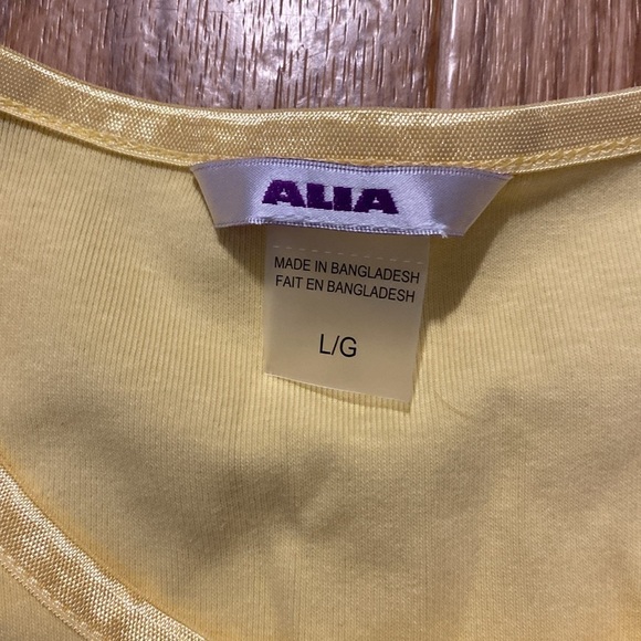 Alia Missy  Buttercup Sleeveless Blouse (Size Large) NWT - Picture 4 of 7